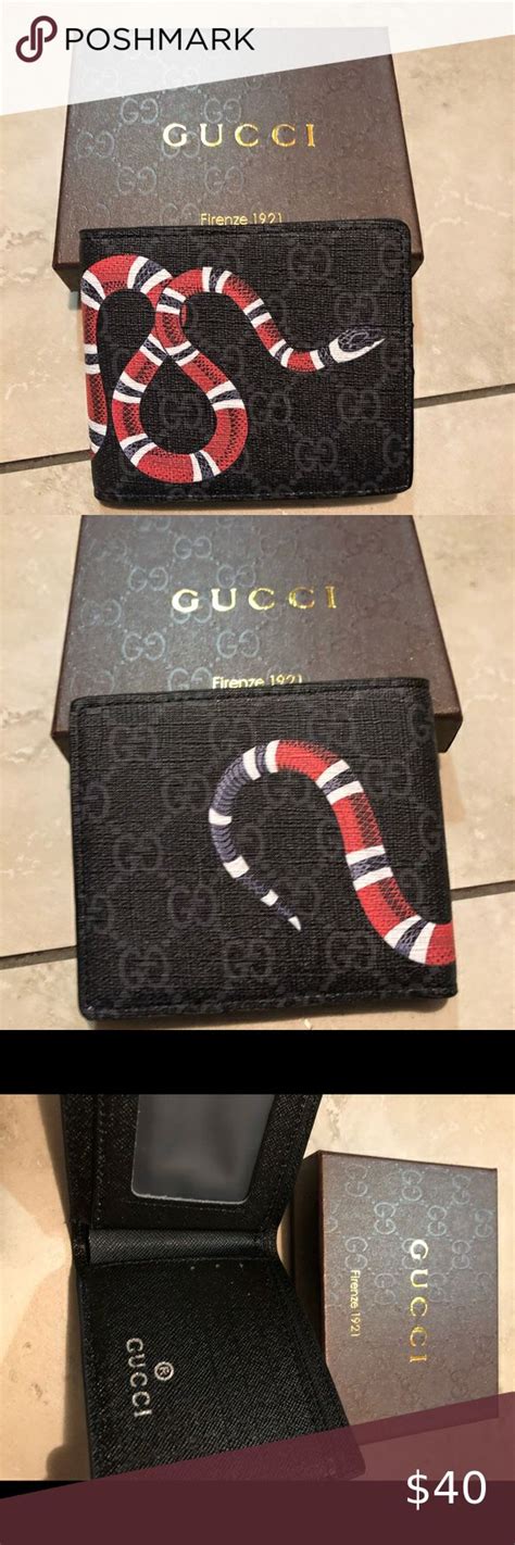 gucci money clip snake|gucci snake wallet inside.